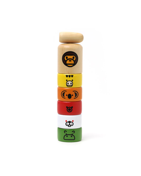 The BAPE Baby Milo Wooden Game Set Multi