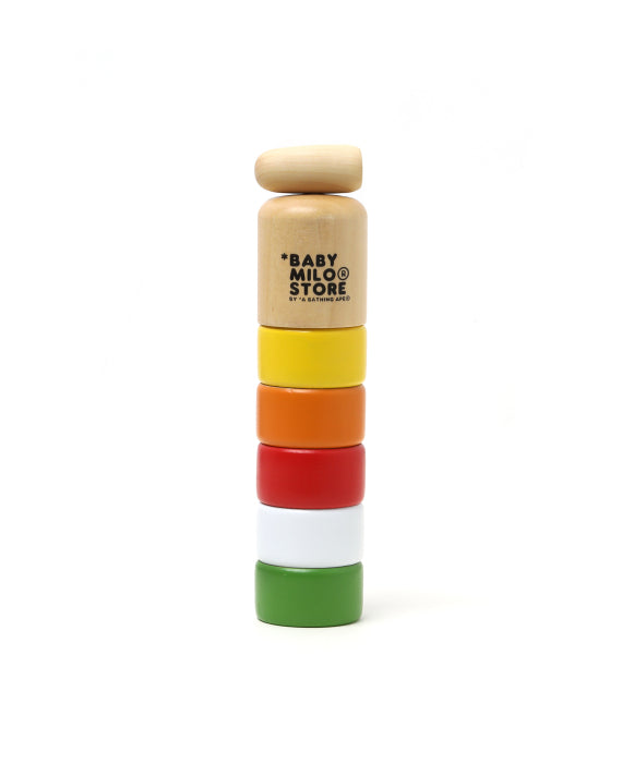 The BAPE Baby Milo Wooden Game Set Multi