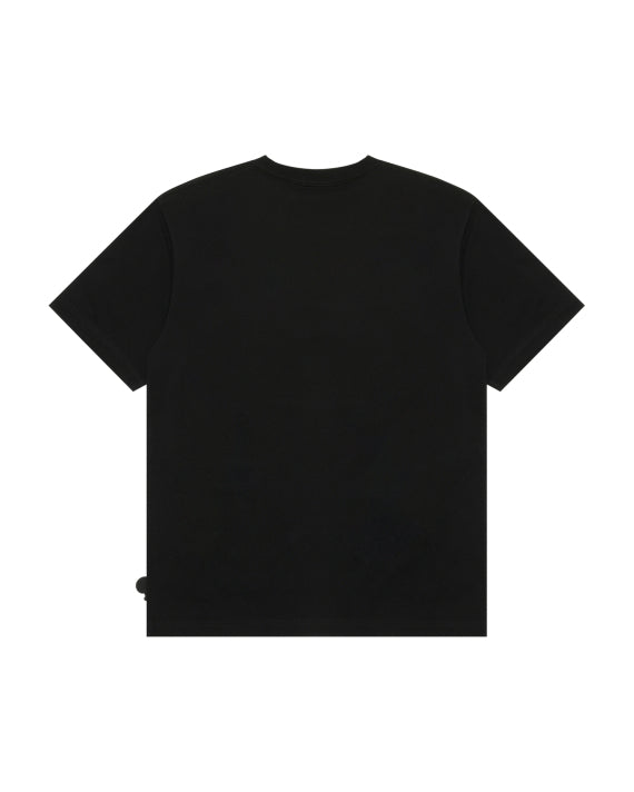 BLACK BABY MILO TEE/ T-SHIRT WITH BABY MILO'S FRIENDS GRAPHIC