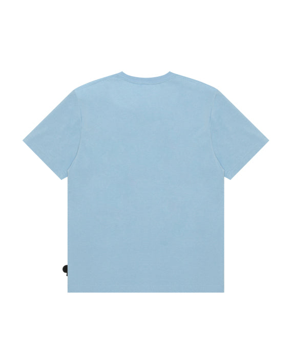 LIGHT BLUE BABY MILO T-SHIRT WITH BABY MILO'S FRIENDS GRAPHIC