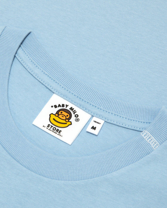 LIGHT BLUE BABY MILO T-SHIRT WITH BABY MILO'S FRIENDS GRAPHIC