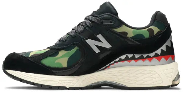 BAPE X NEW BALANCE 2002R ‘CAMO’ DRESSES THE RETRO RUNNER US MEN SIZE 9