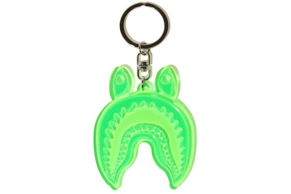 BAPE Shark Reflective Keychain Green