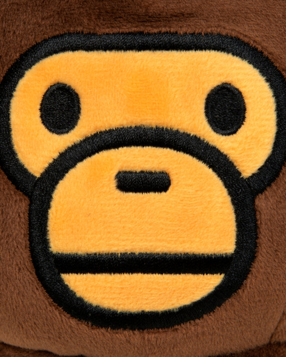 APE Baby Milo Fur Slippers Plush Room Shoes Brown