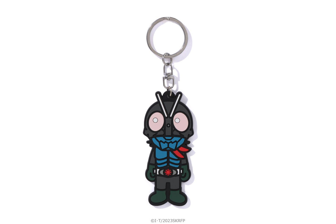 BAPE x Shin Kamen Rider Baby Milo Rubber Keychain "Kamen Rider No. 2" Pink (2023)