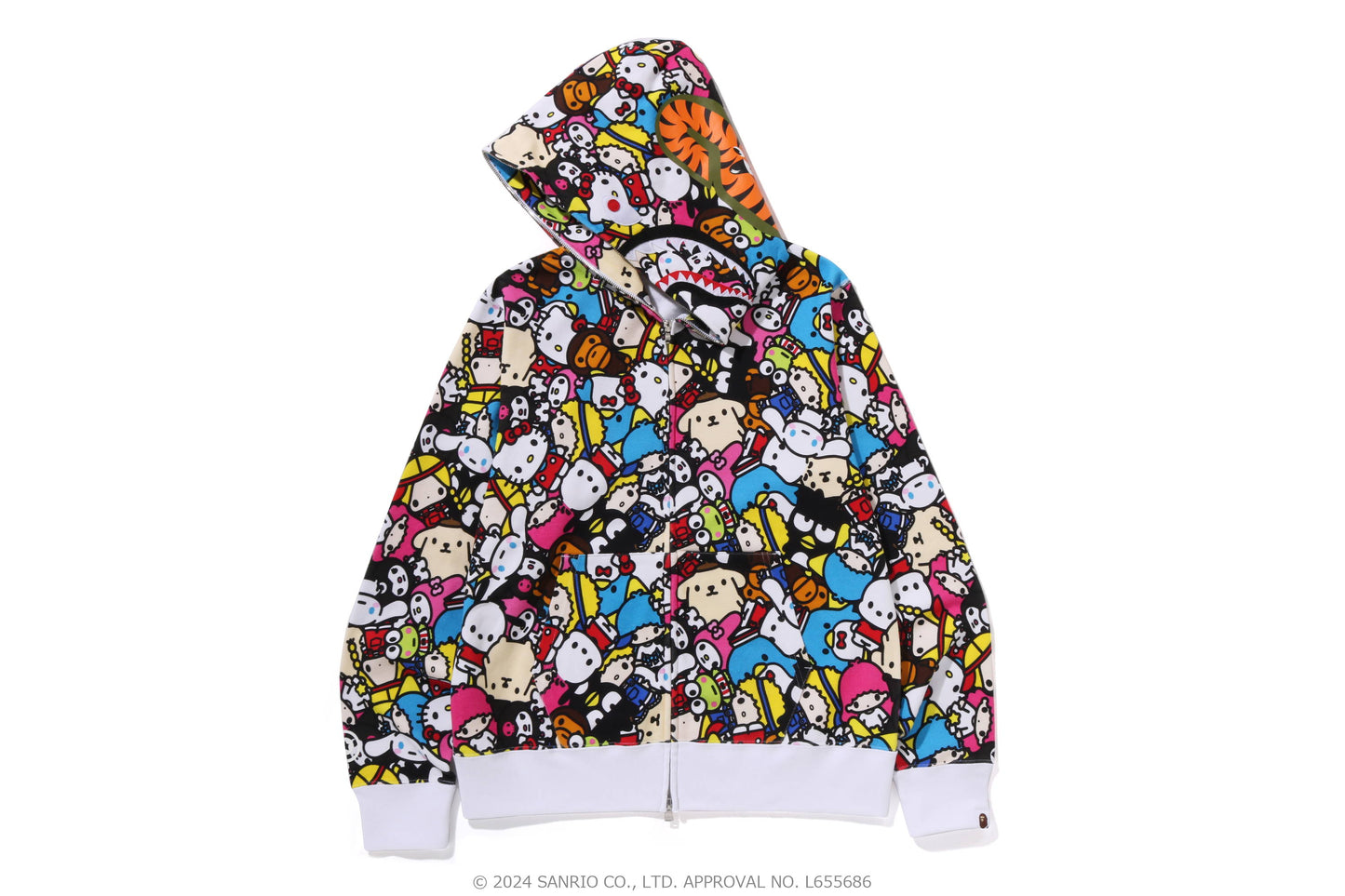 BABY MILO® X SANRIO CHARACTERS SHARK FULL ZIP HOODIE COLOR: MULTI