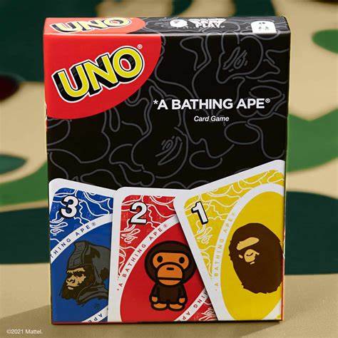 BAPE x UNO Mattel Creations Cards (FW21)