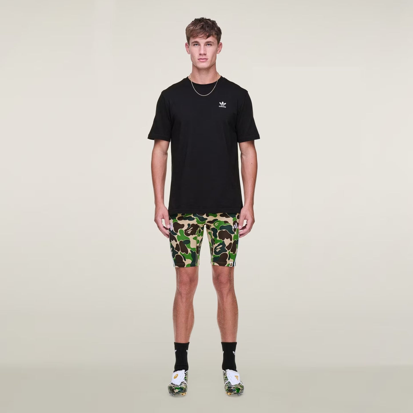BAPE SOCCER TIGHTS - CAMO GREEN