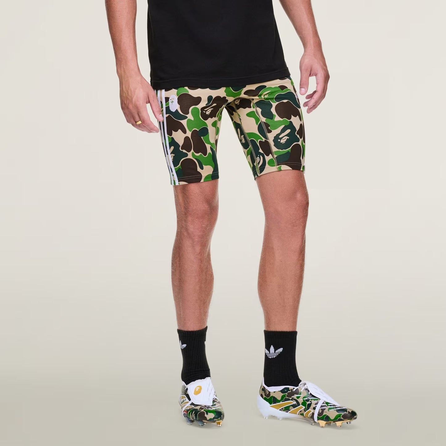 BAPE SOCCER TIGHTS - CAMO GREEN