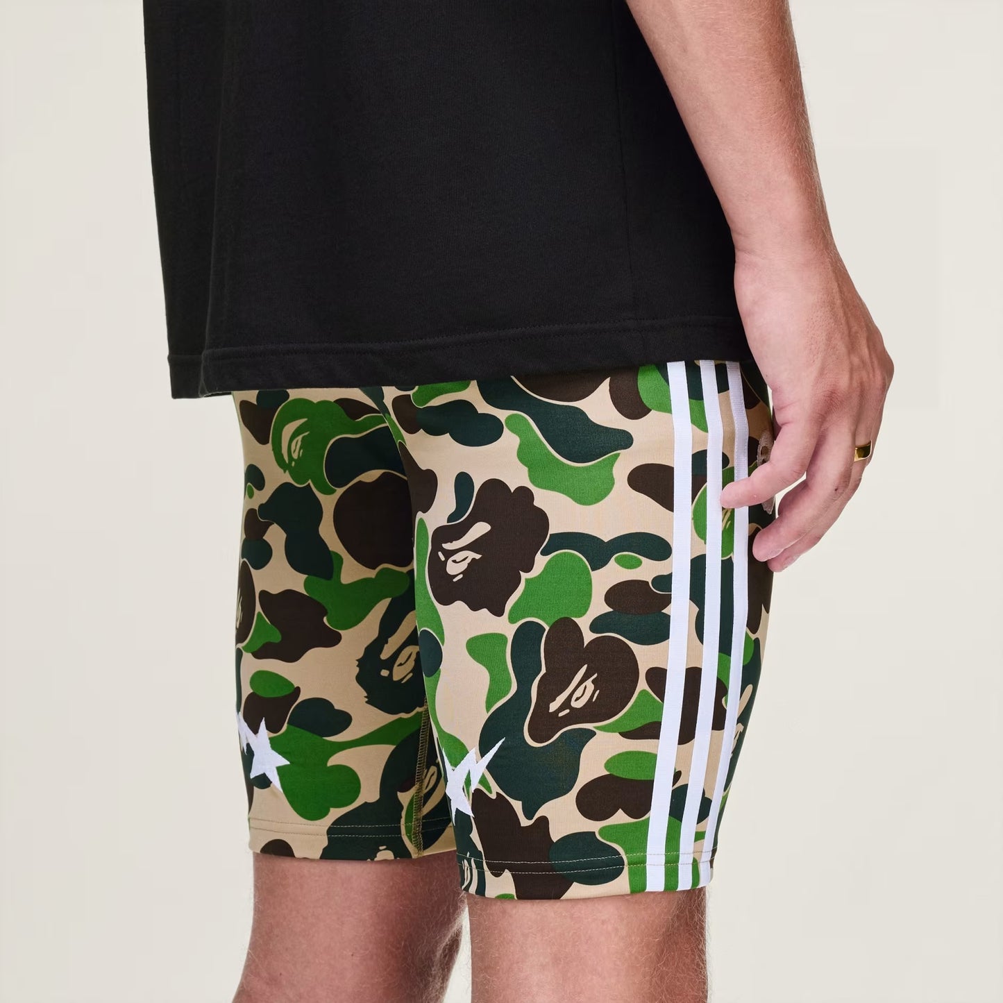 BAPE SOCCER TIGHTS - CAMO GREEN