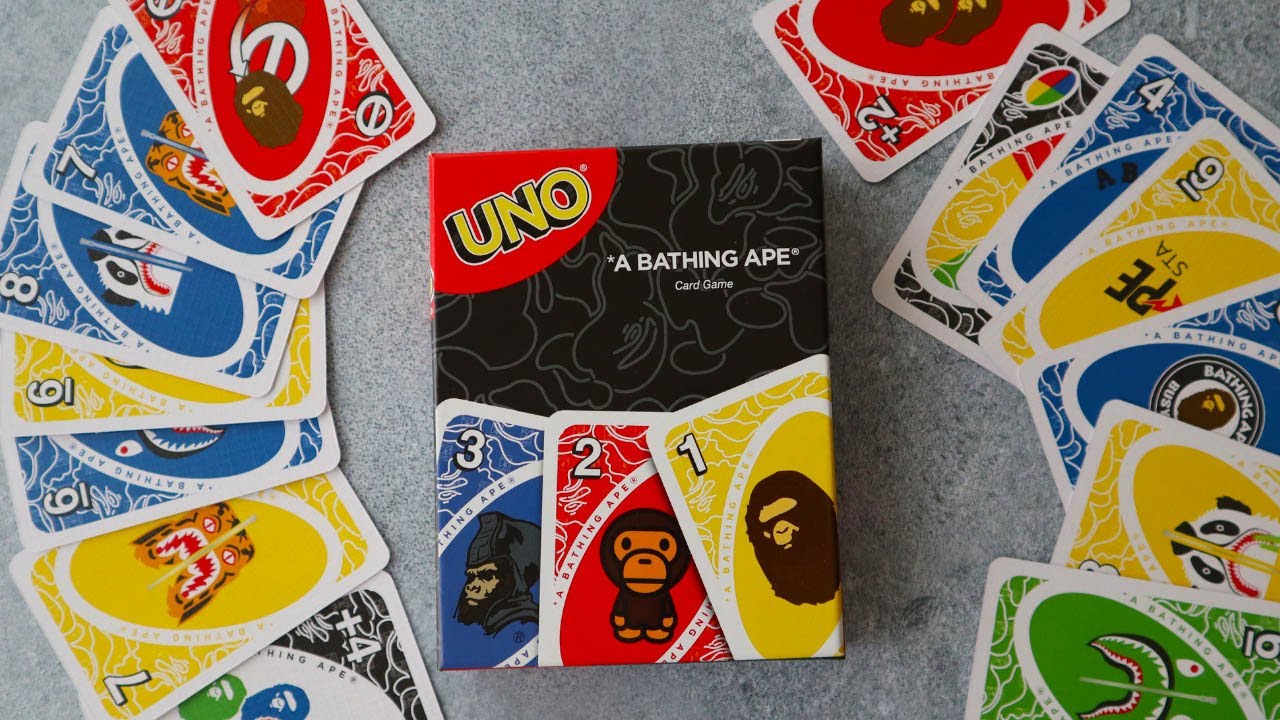 BAPE x UNO Mattel Creations Cards (FW21)