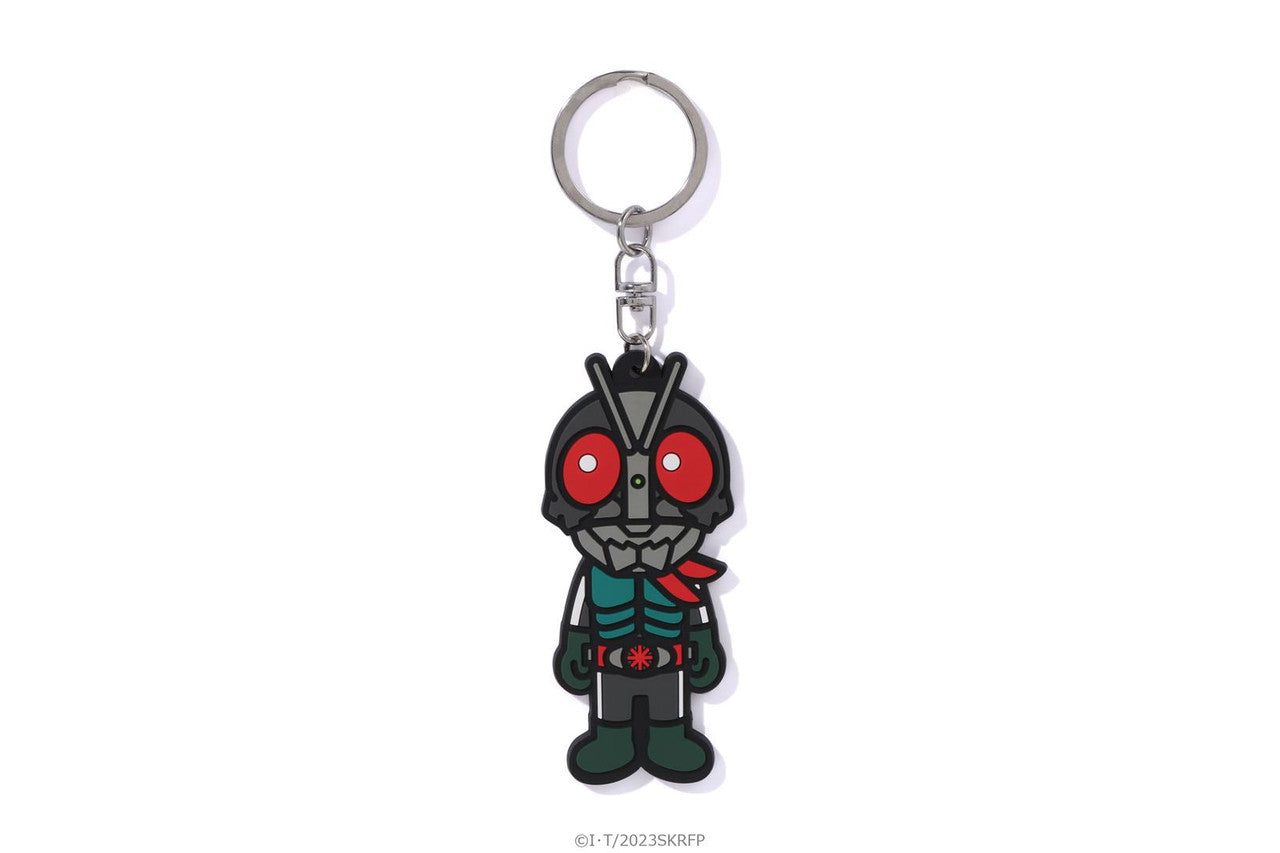 BAPE x Shin Kamen Rider Baby Milo Rubber Keychain "Kamen Rider No. 1" Red (2023)