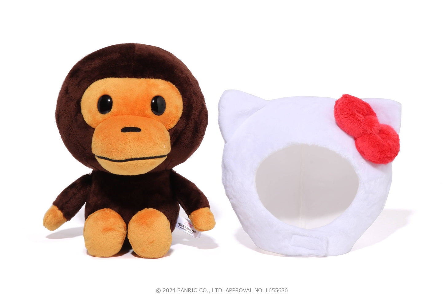 BABY MILO® X HELLO KITTY - PLUSH DOLL COLOR: WHITE