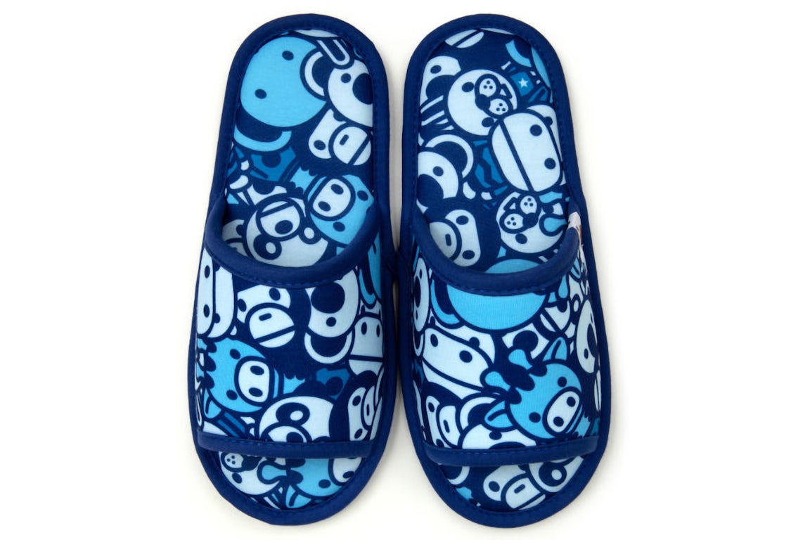 BAPE Baby Milo Slipper Blue Camo (FW24)
