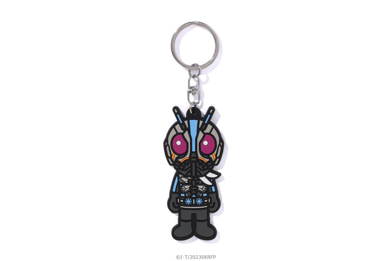 BAPE x Shin Kamen Rider Baby Milo Rubber Keychain "Kamen Rider No. 0" Purple (2023)