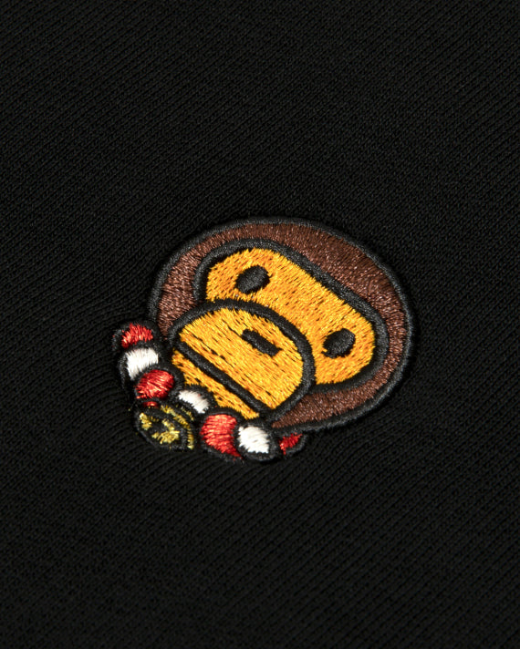 BABY MILO CREW NECK SWEATSHIRT - BLACK - S-XL