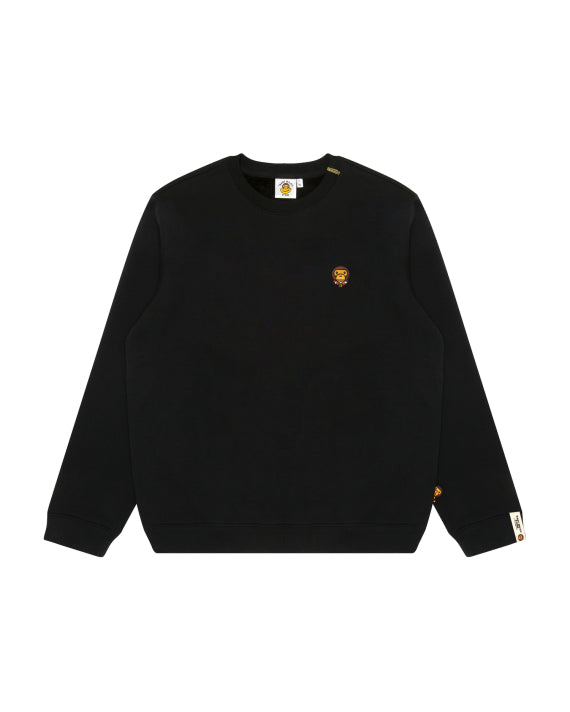 BABY MILO CREW NECK SWEATSHIRT - BLACK - S-XL