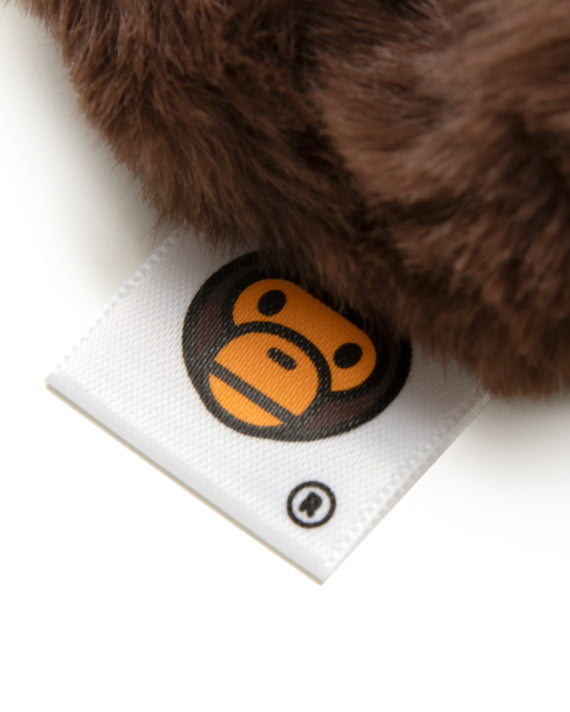BABY MILO PLUSH MONKEY FACE HAIRBAND – BROWN FLUFFY HEADBAND FOR KIDS & ADULTS