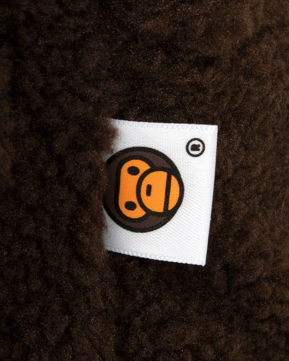 BABY MILO SHERPA MINI BACKPACK - BROWN