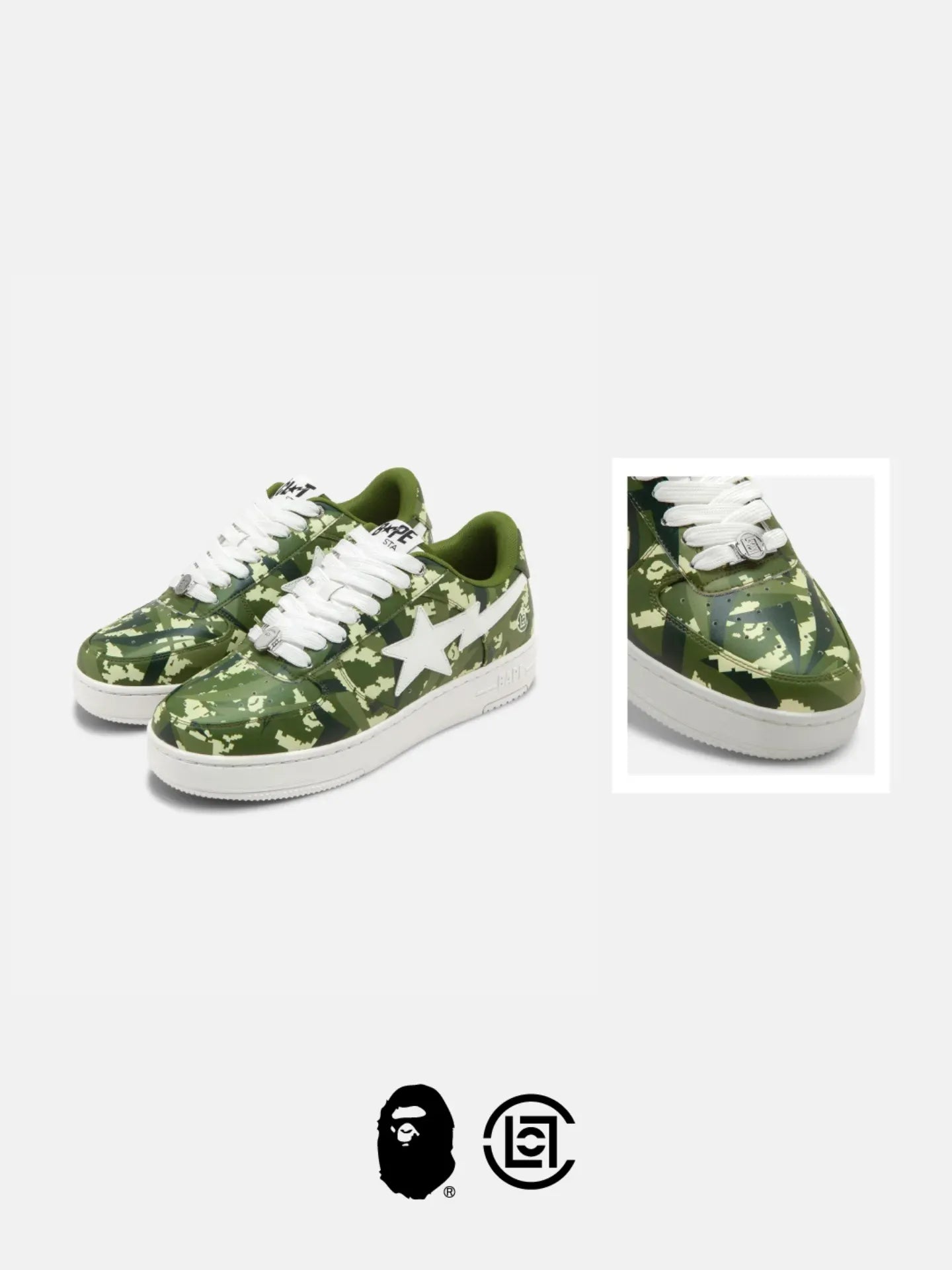 BAPE® X CLOT: CAMOUFLAGE REIMAGINATION BAPE STA™ CO-BRANDED SNEAKERS
