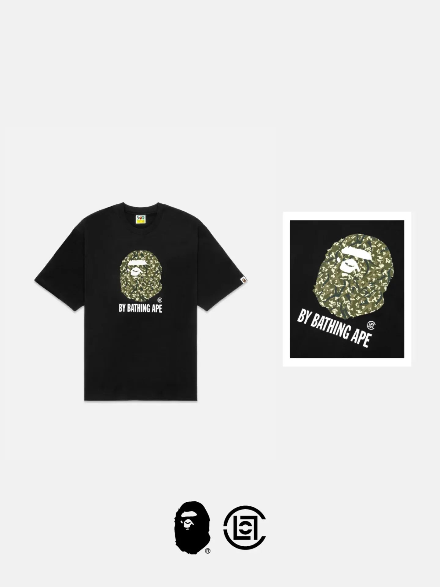 BAPE® X CLOT: CAMOUFLAGE REIMAGINATION SHORT-SLEEVE T-SHIRTS