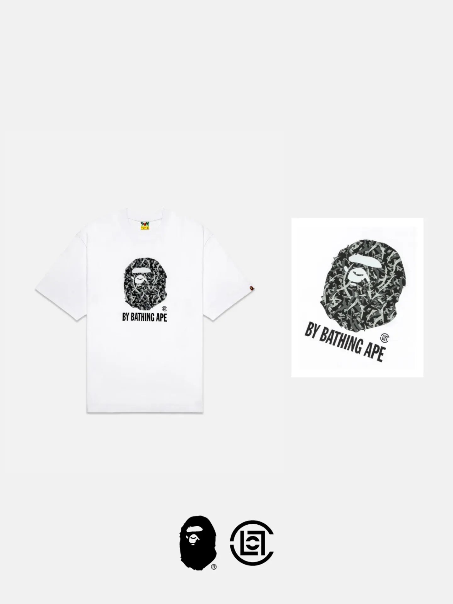 BAPE® X CLOT: CAMOUFLAGE REIMAGINATION SHORT-SLEEVE T-SHIRTS