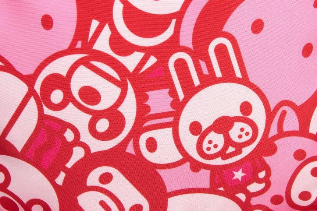 BABY MILO CAMO ALL FRIIENDS PRINT MEDIUM BACKPACK (SS23) - PINK