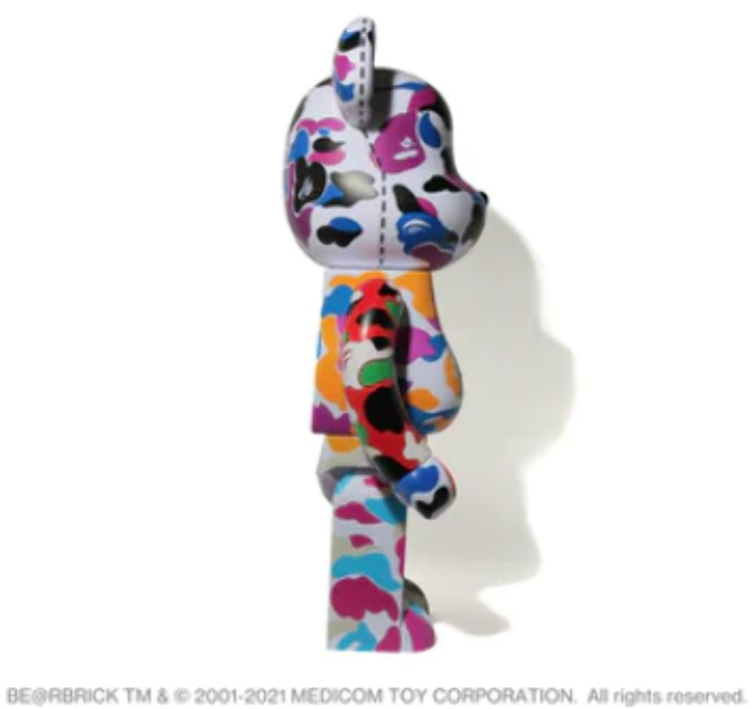 BEARBRICK X BAPE 28TH ANNIVERSARY CAMO #2 1000%