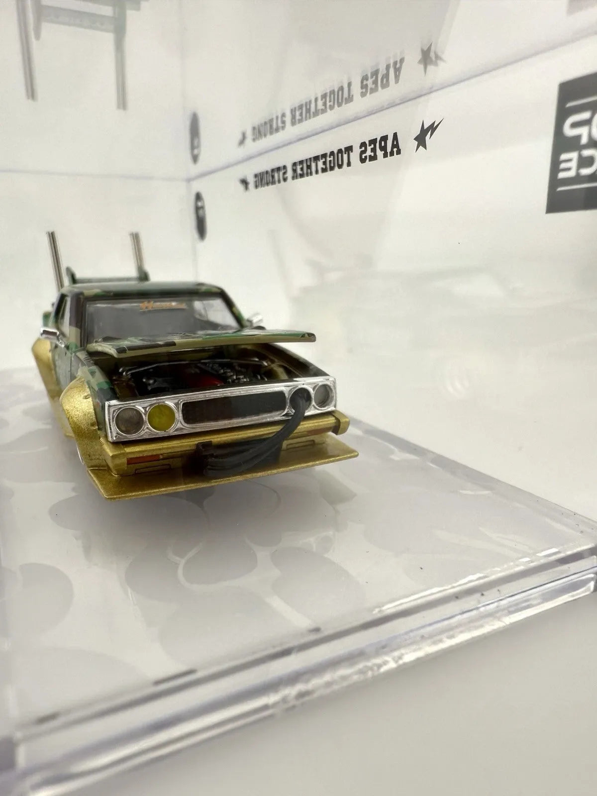 POP RACE 1:64 SKYLINE C210 BOSOZOKU STYLE BAPE DIECAST MODEL CAR