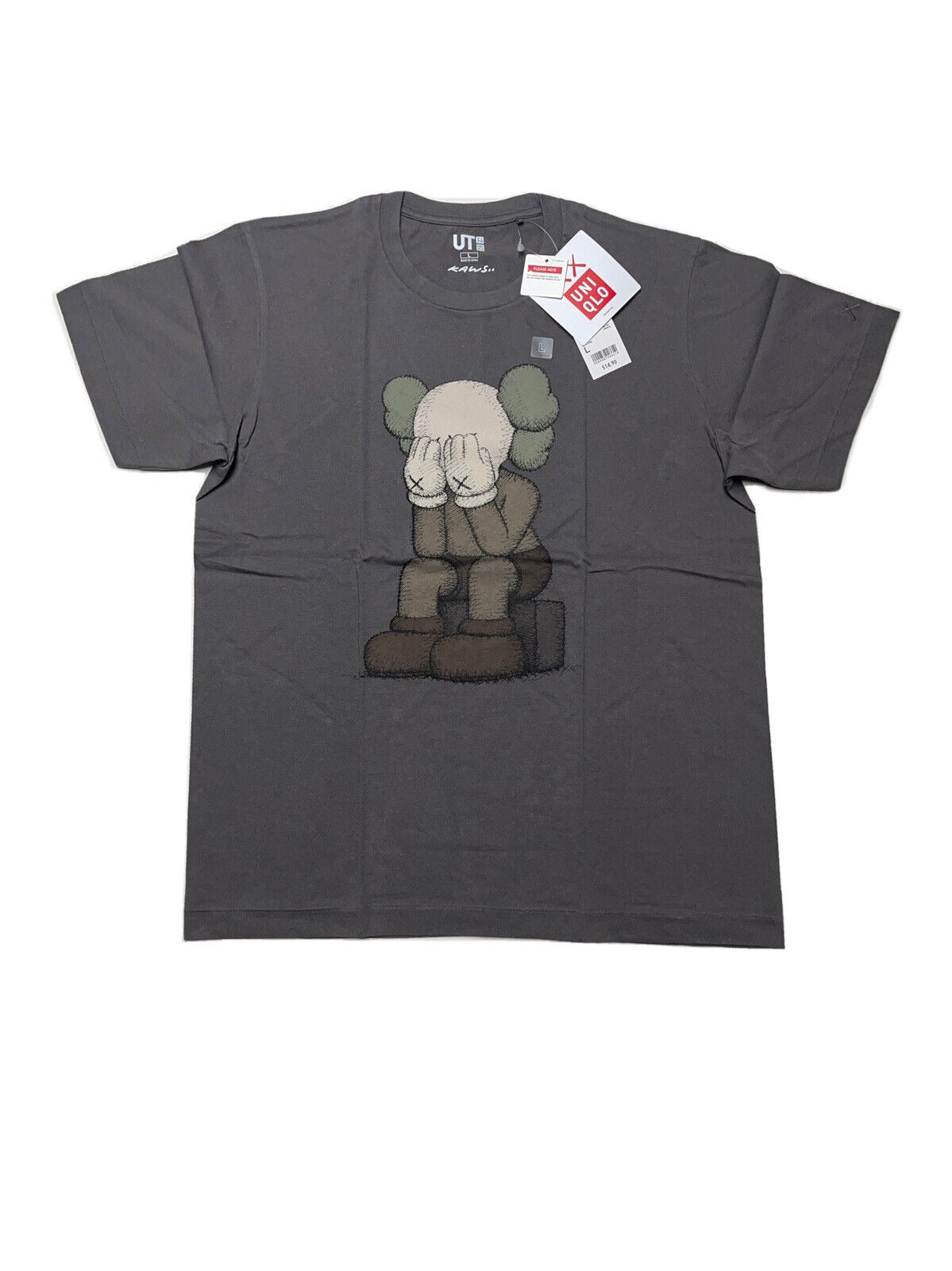 KAWS X UNIQLO COMPANION PASSING THROUGH TEE (ASIA SIZING) - BROWN