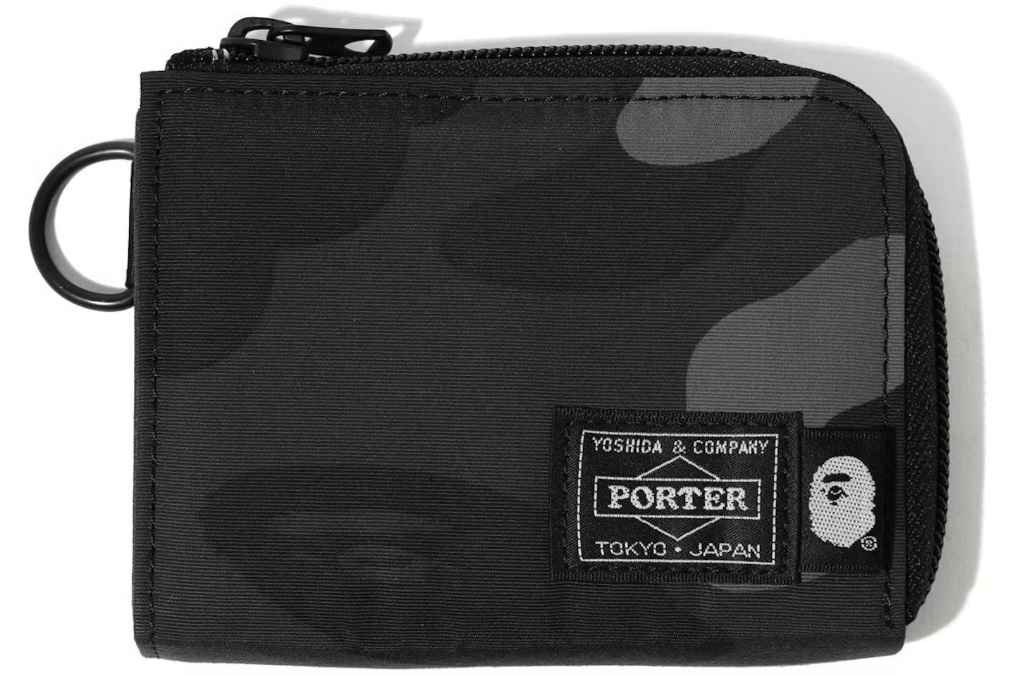 BAPE X PORTER COLOR CAMO MINI WALLET