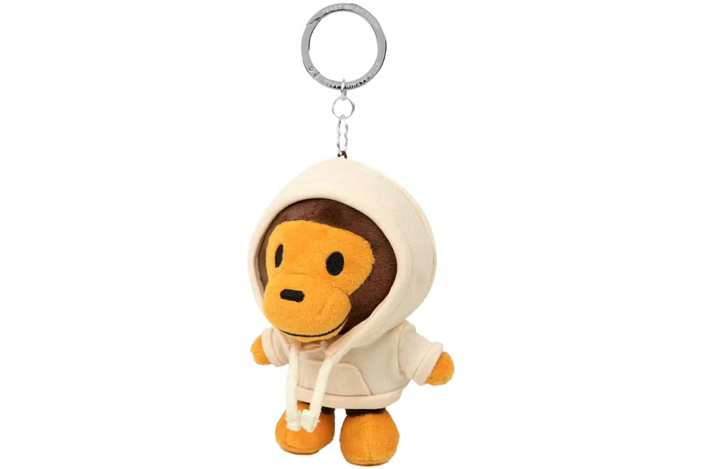 BAPE BABY MILO HOODIE PLUSH KEYCHAIN (IVORY)