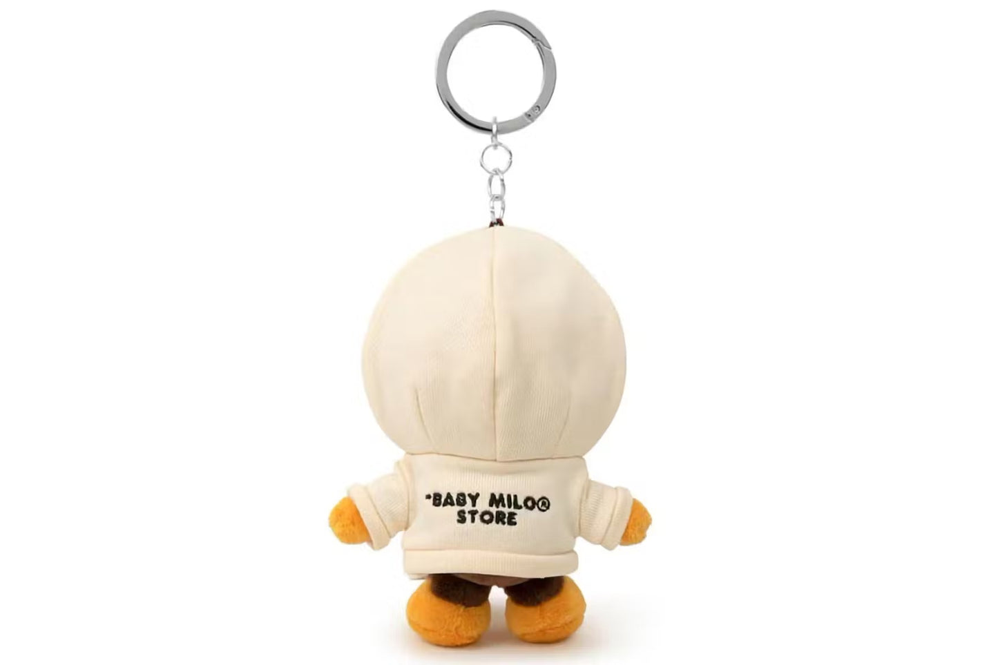 BAPE BABY MILO HOODIE PLUSH KEYCHAIN (IVORY)