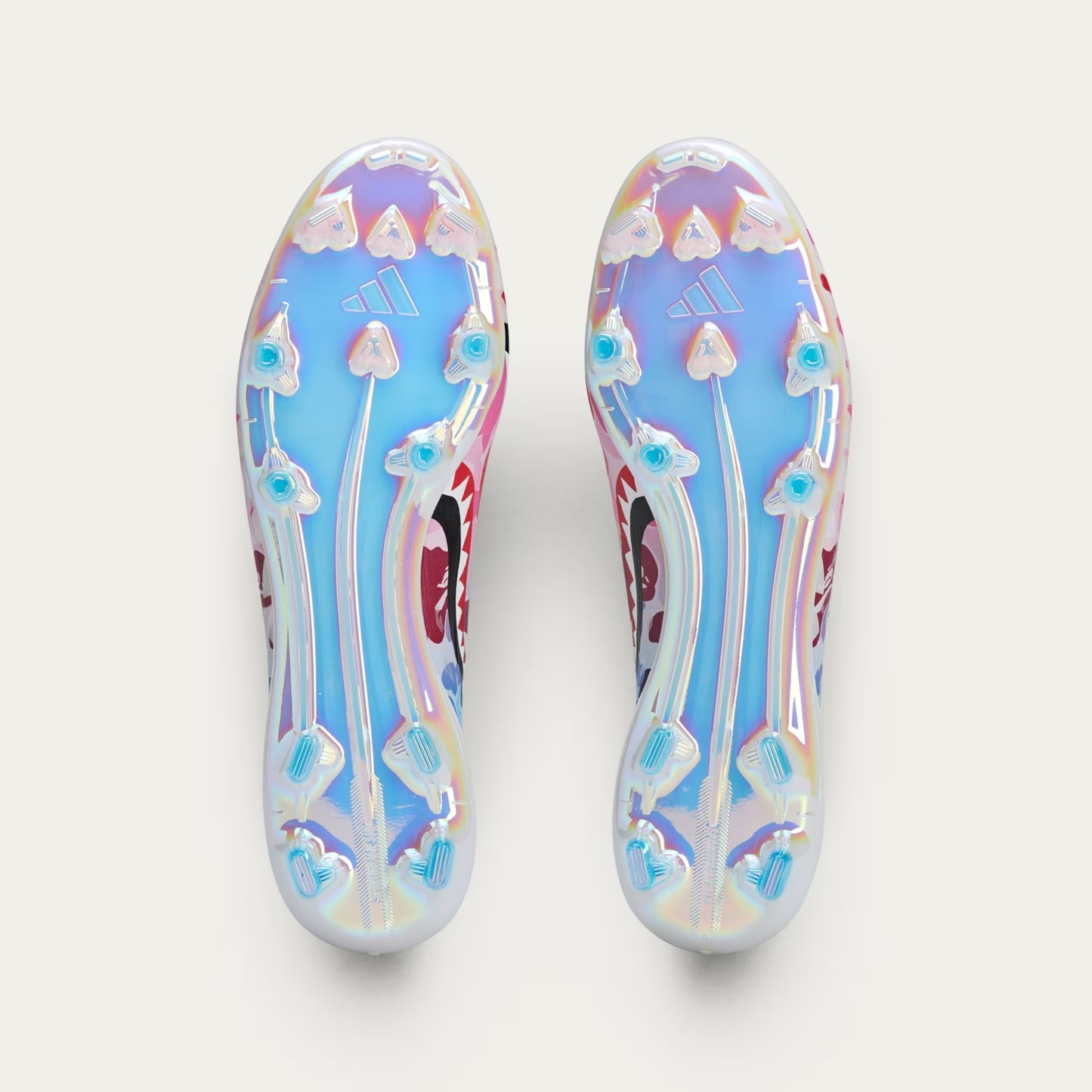 BAPE X ADIDAS F50 ELITE FIRM GROUND BOOTS - LIMITED-EDITION F50 ELITE BOOTS CLAD IN EFFERVESCENT BAPE GRAPHICS.