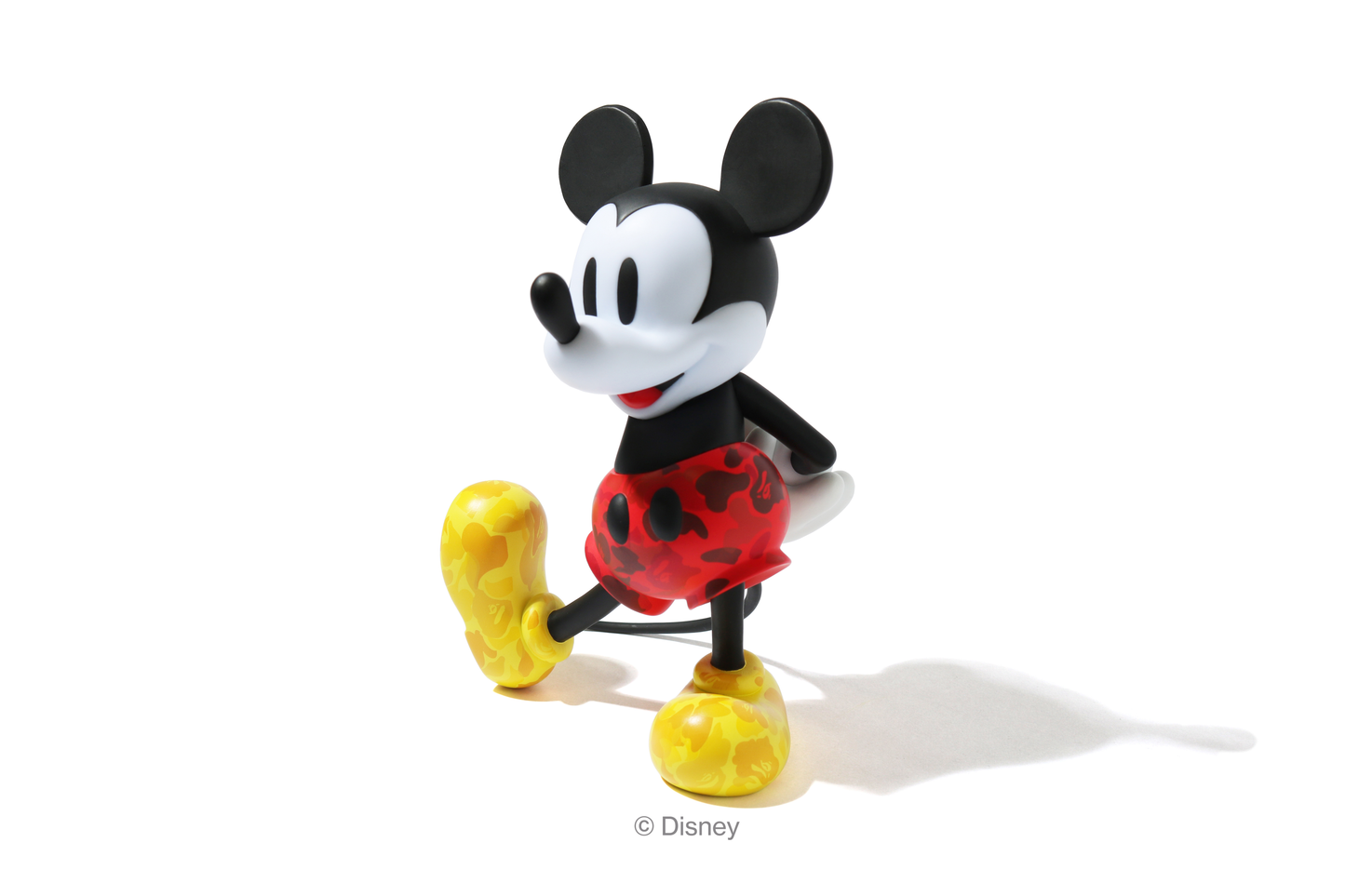 MEDICOM TOY VCD BAPE MICKEY MOUSE FIGURE COLOR VER. 2G TOKYO OSAKA EXCLUSIVE