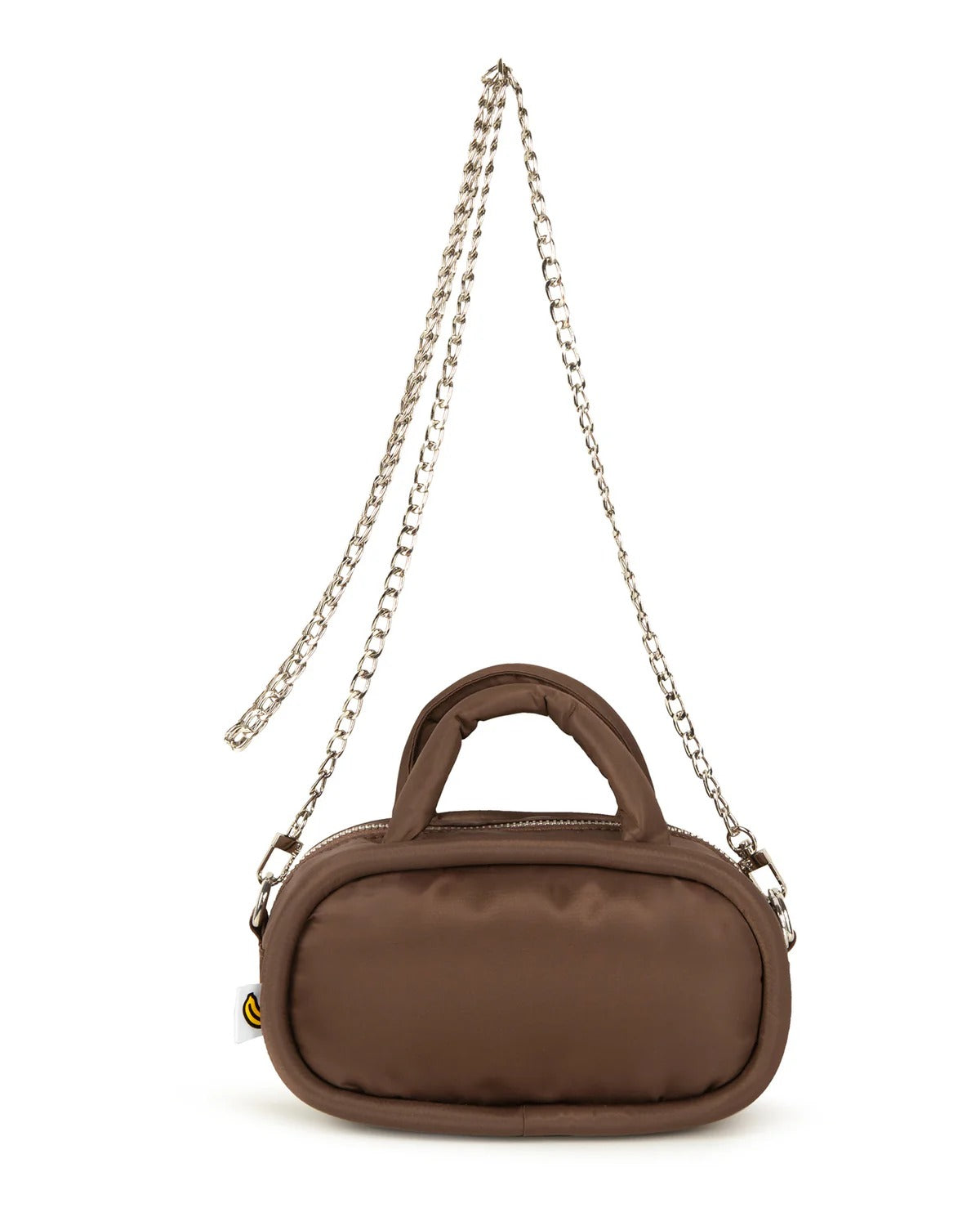 BAPE BABY MILO PLUSH DOLL CHAIN SMALL CROSS SHOULDER BAG - BROWN/YELLOW MONKEY FACE