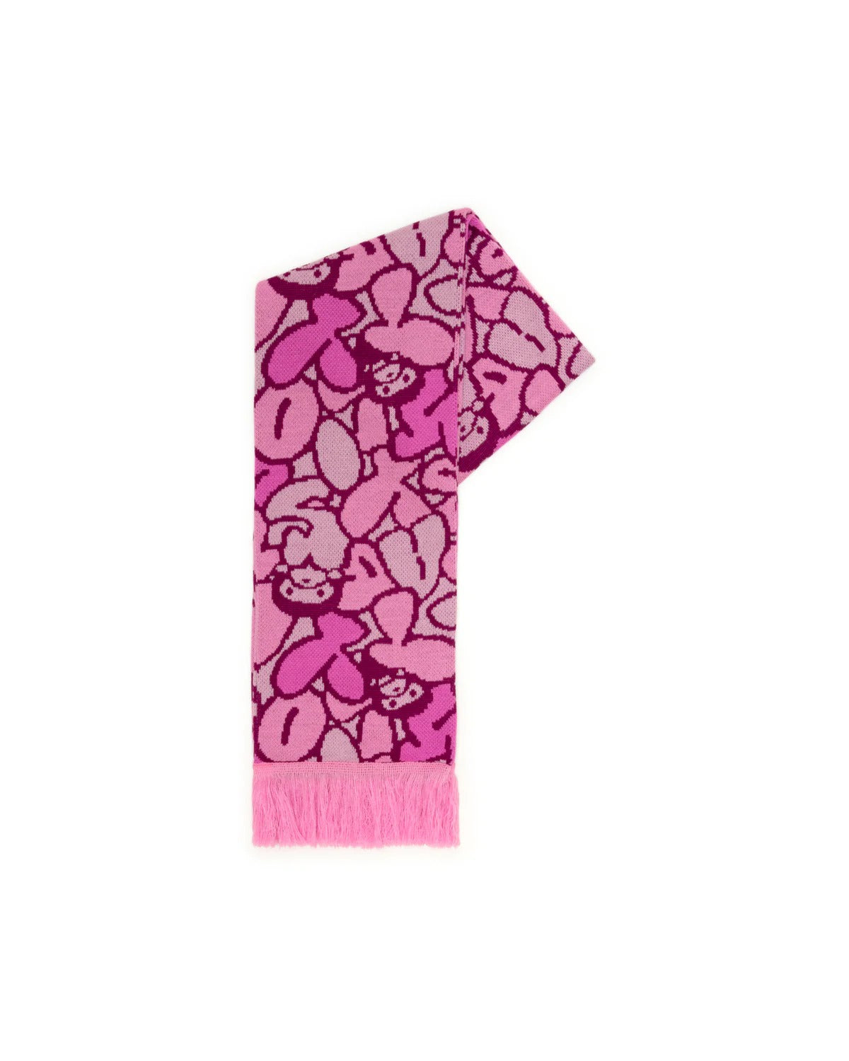 BABY MILO SCARF ALL-OVER MILO FACE PRINT CAMO PINK