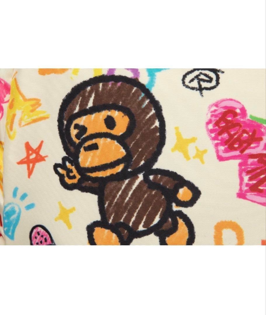 BABY MILO GRAFFITI DOODLE LARGE BACKPACK - IVORY