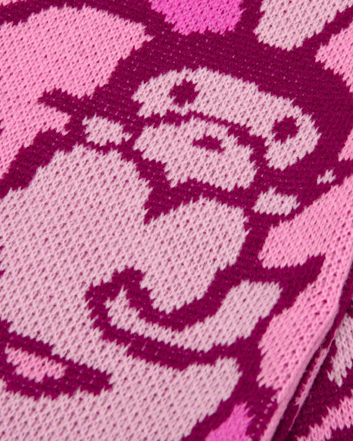 BABY MILO SCARF ALL-OVER MILO FACE PRINT CAMO PINK
