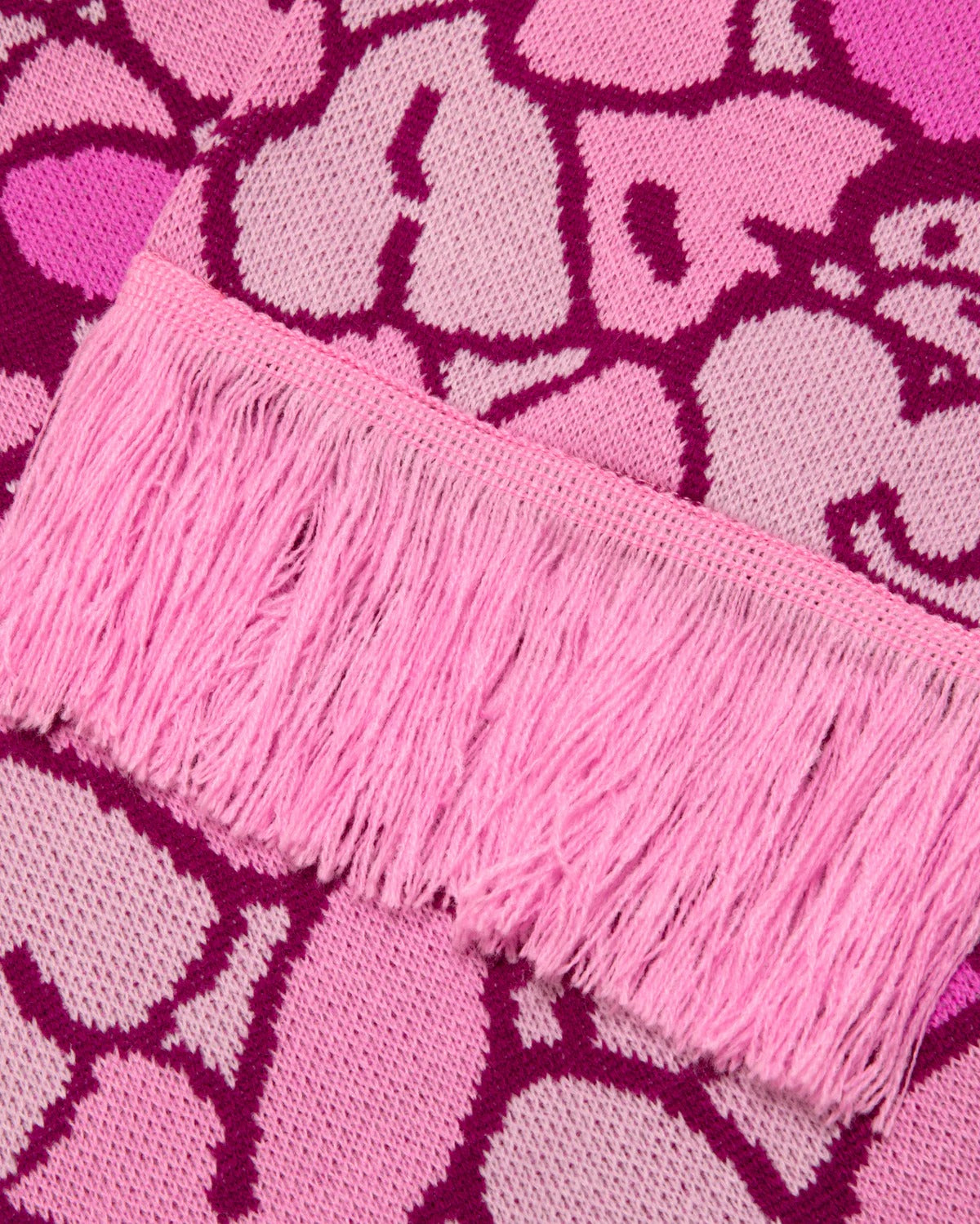 BABY MILO SCARF ALL-OVER MILO FACE PRINT CAMO PINK