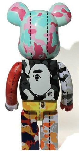 BEARBRICK X BAPE 28TH ANNIVERSARY CAMO #3 1000%