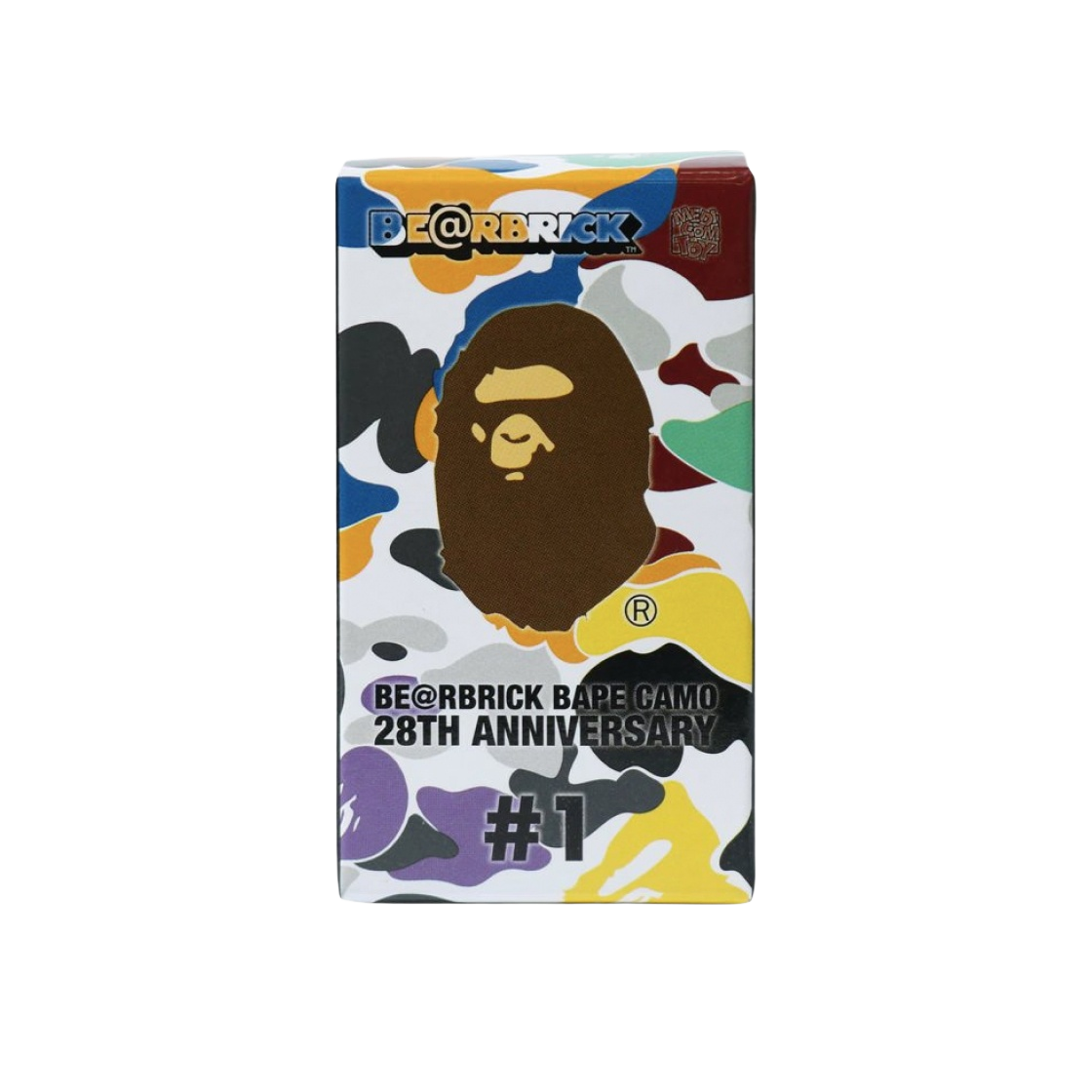 BEARBRICK X BAPE 28TH ANNIVERSARY CAMO #1 SEALED CASE 100% (24 BLIND BOXES)