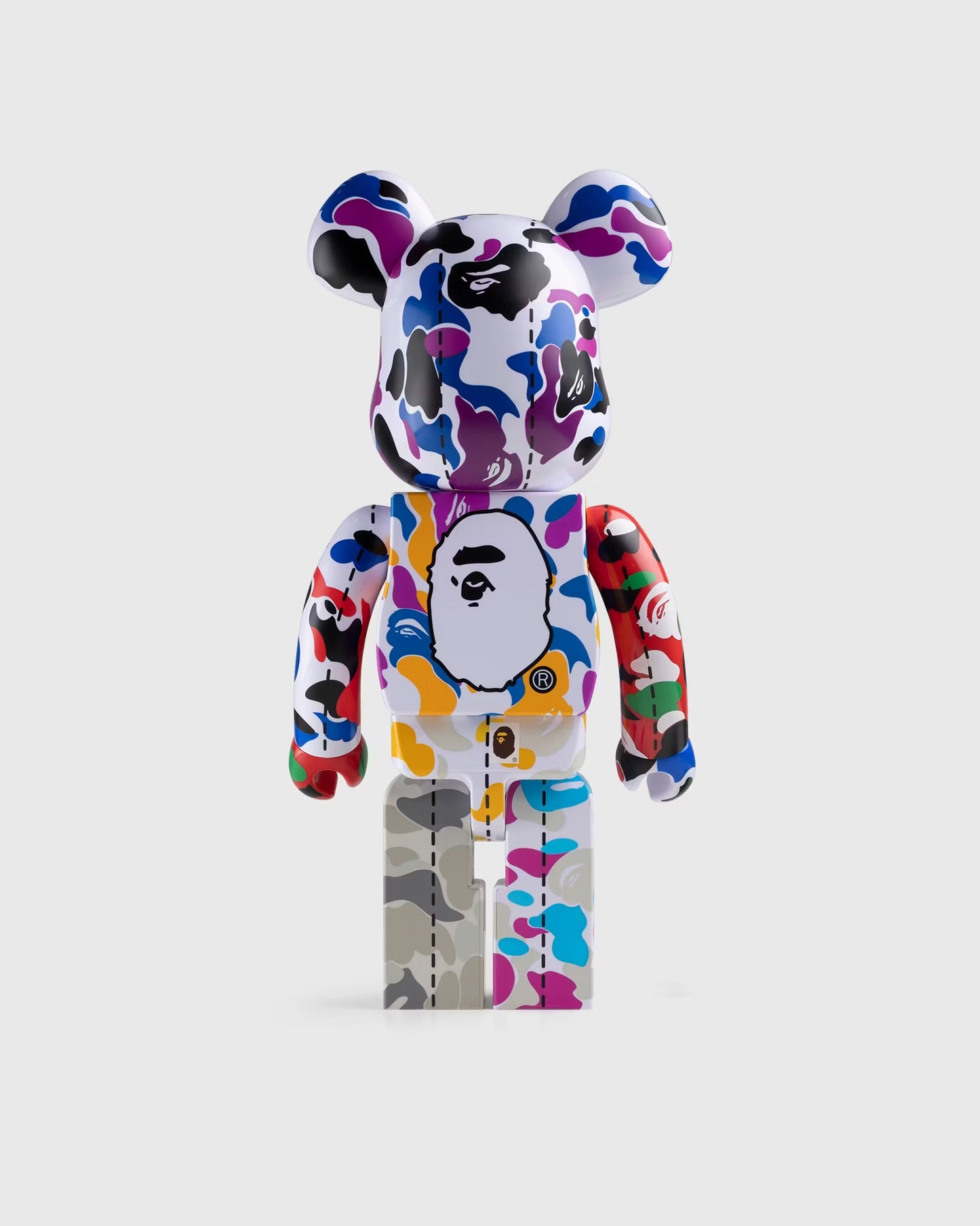BEARBRICK X A BATHING APE 28TH ANNIVERSARY CAMO #2 100% - MULTI CAMO COLORS (SECRET EDITION)
