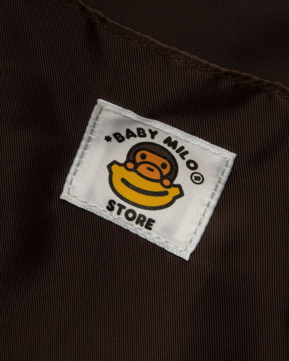 BABY MILO HEAD TOTE BAG BROWN