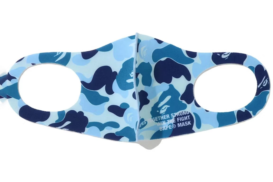 BAPE A BATHING APE ABC CAMO MASK (3 PACK) BLUE, PINK, GREEN