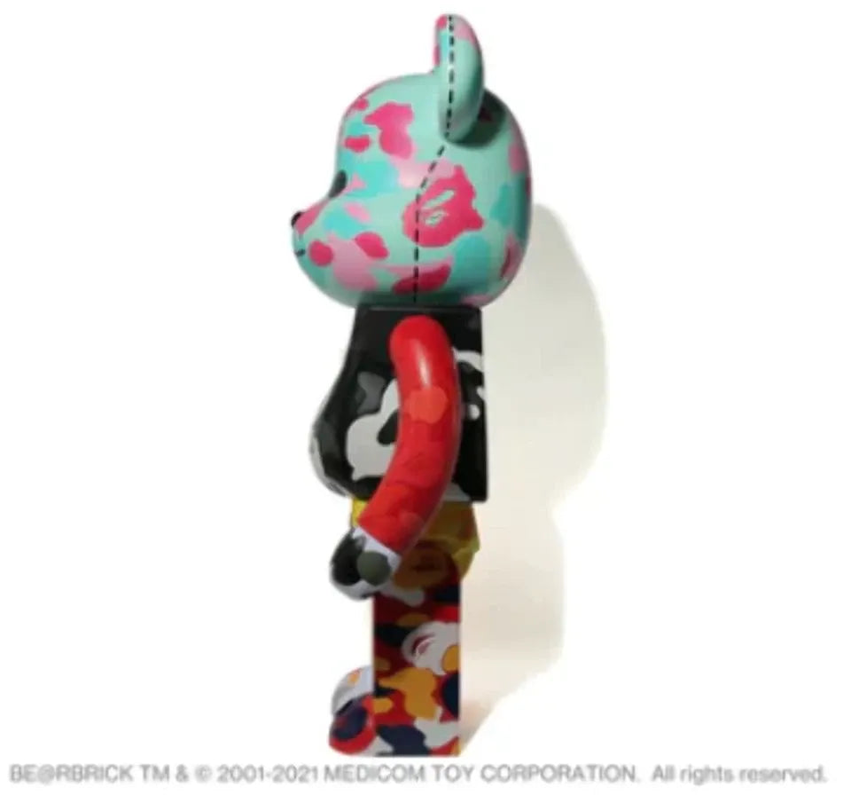 BEARBRICK X BAPE 28TH ANNIVERSARY CAMO #3 1000%