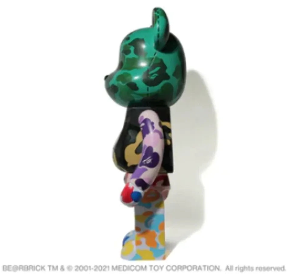 BEARBRICK X BAPE 28TH ANNIVERSARY CAMO #4 1000%