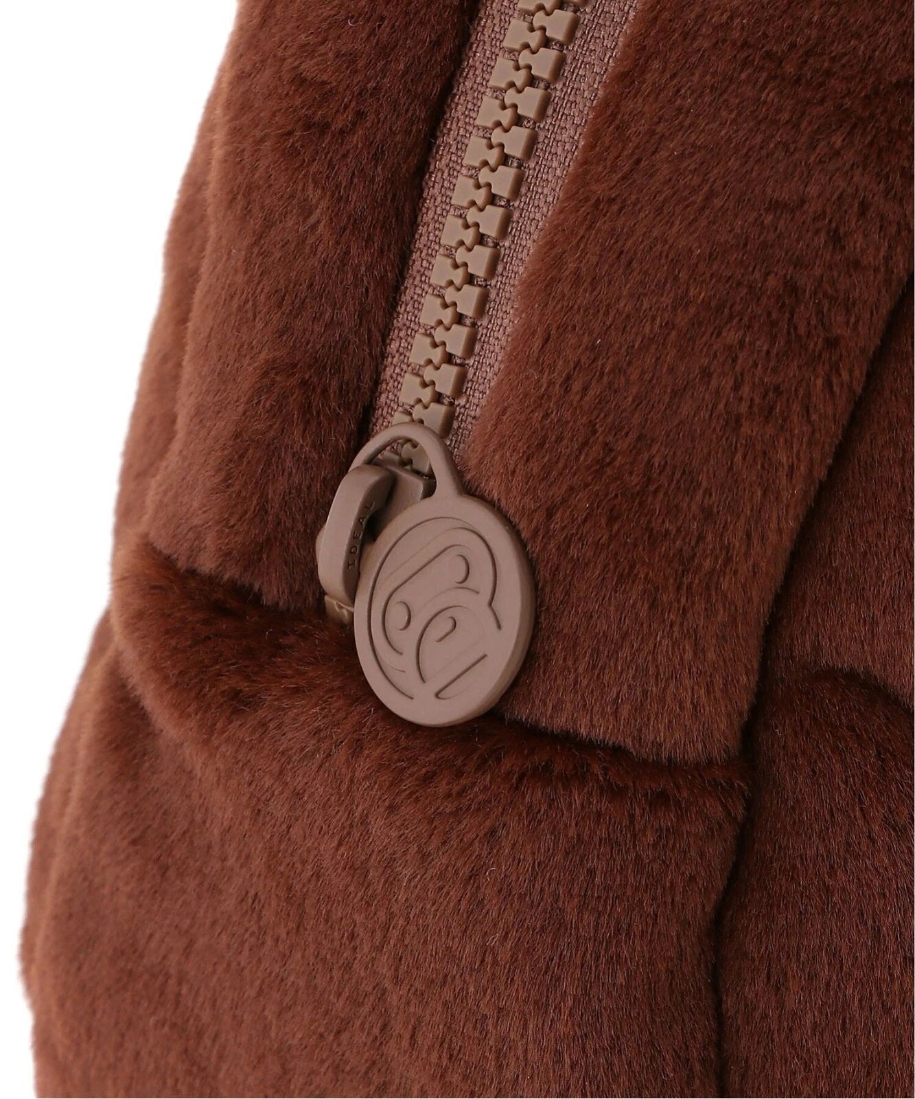 BAPE BABY MILO FACE PLUSH BACKPACK - BROWN