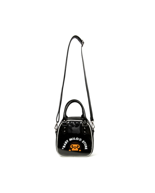 BABY MILO BLACK BOWLING MININ HANDBAG