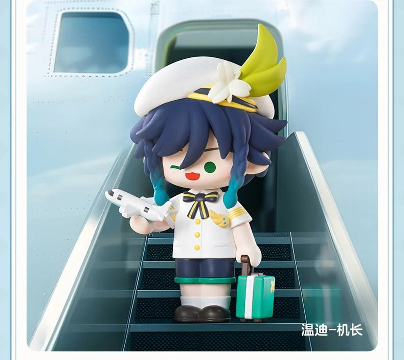 Pop Mart Pendant Blind Box - Genshin Impact Dress-Up Dreams Themed Chibi Series (Original Box of 12 Different Model)